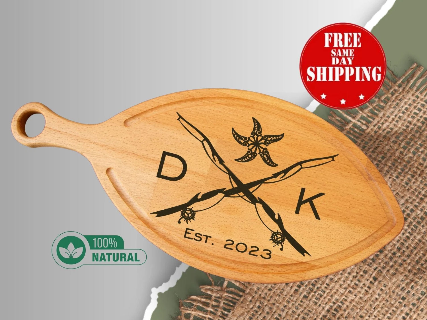 Custom Fish-Shaped Cutting Board